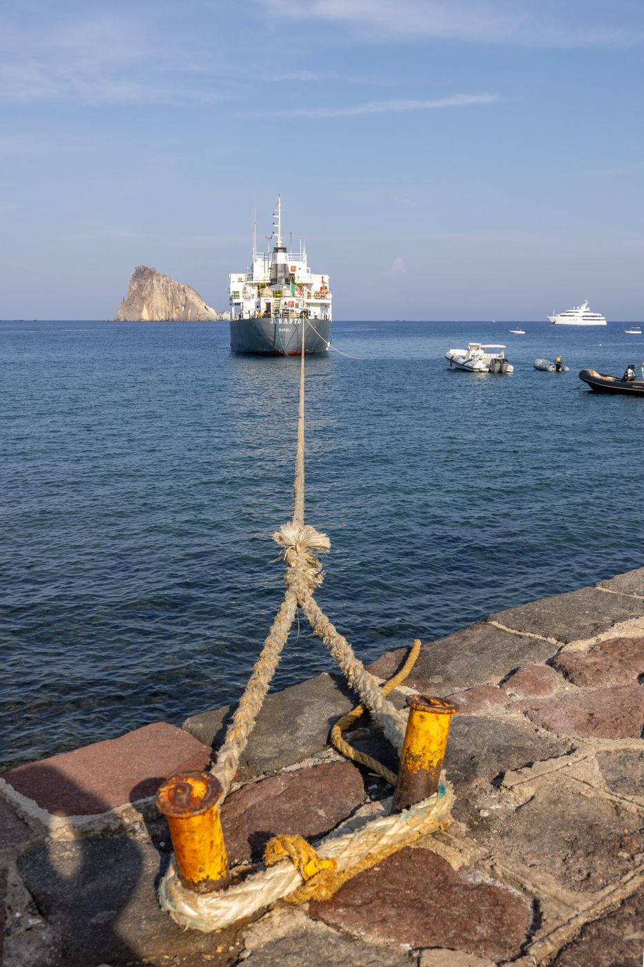 Water ship, Panarea, Aeolian islands, Italy