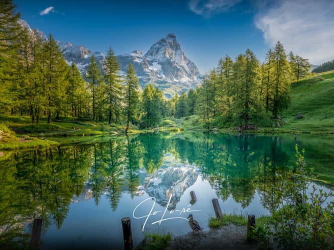 Blue Lake, Aosta Valley