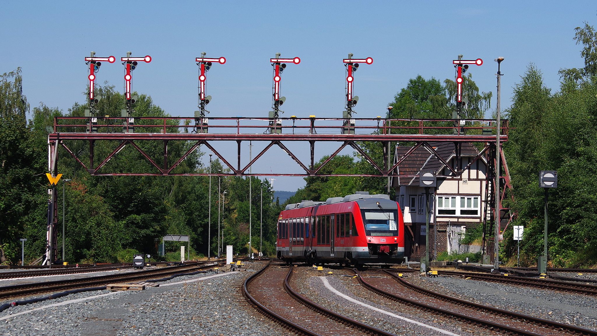 Bad Harzburg rail station, Germany
