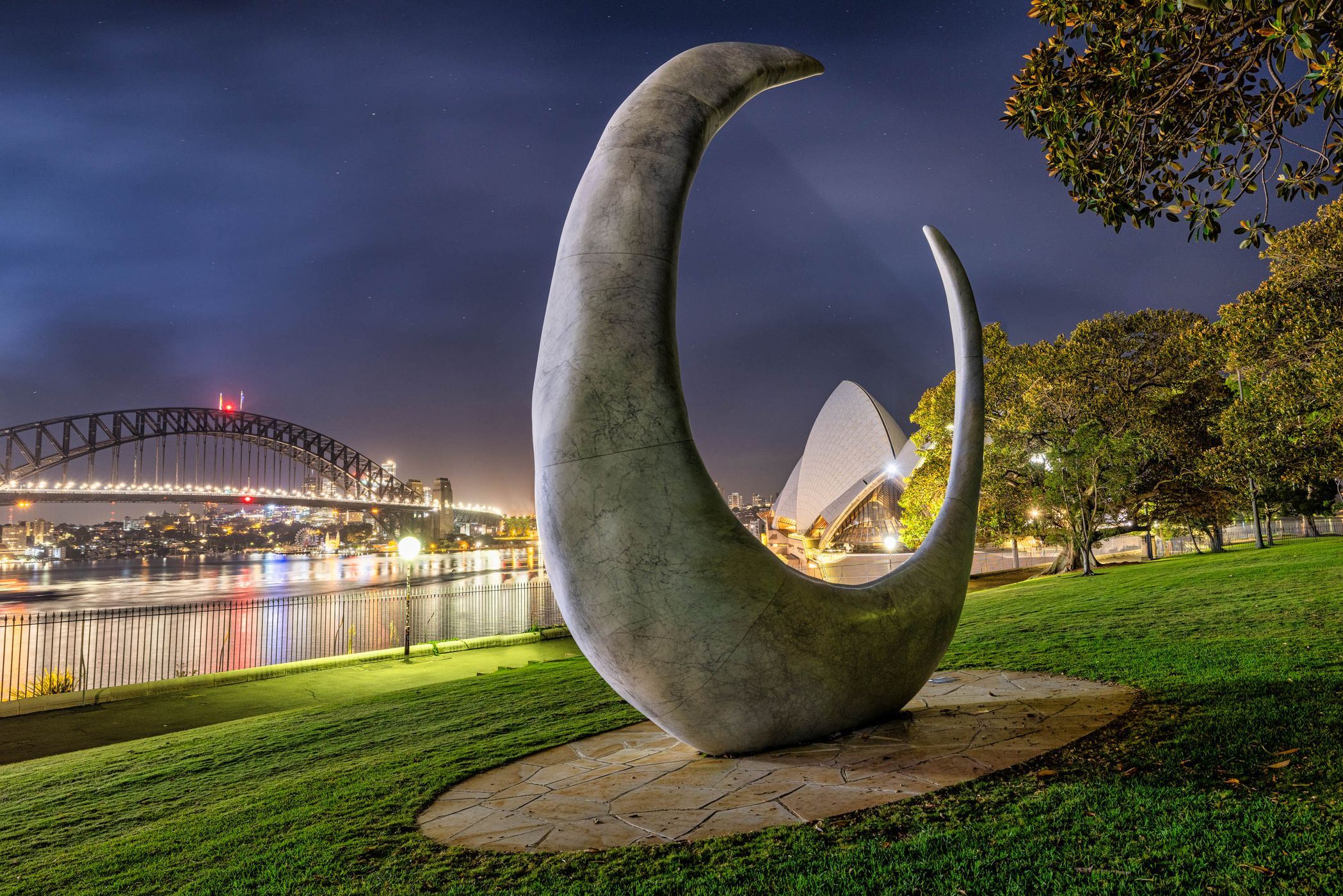 Bara Statue Tarpeian Precinct Lawn, Bennelong Point, Sydney, Australia
