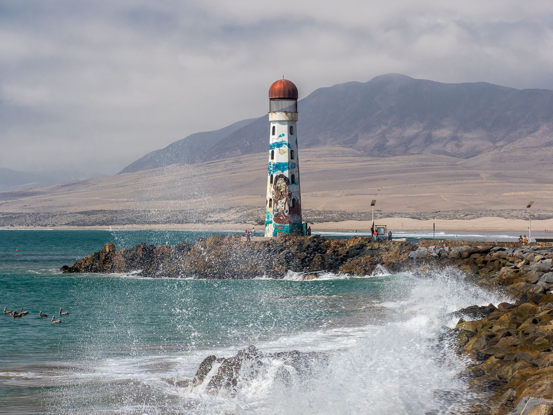 Bay at Huasco, Chile
