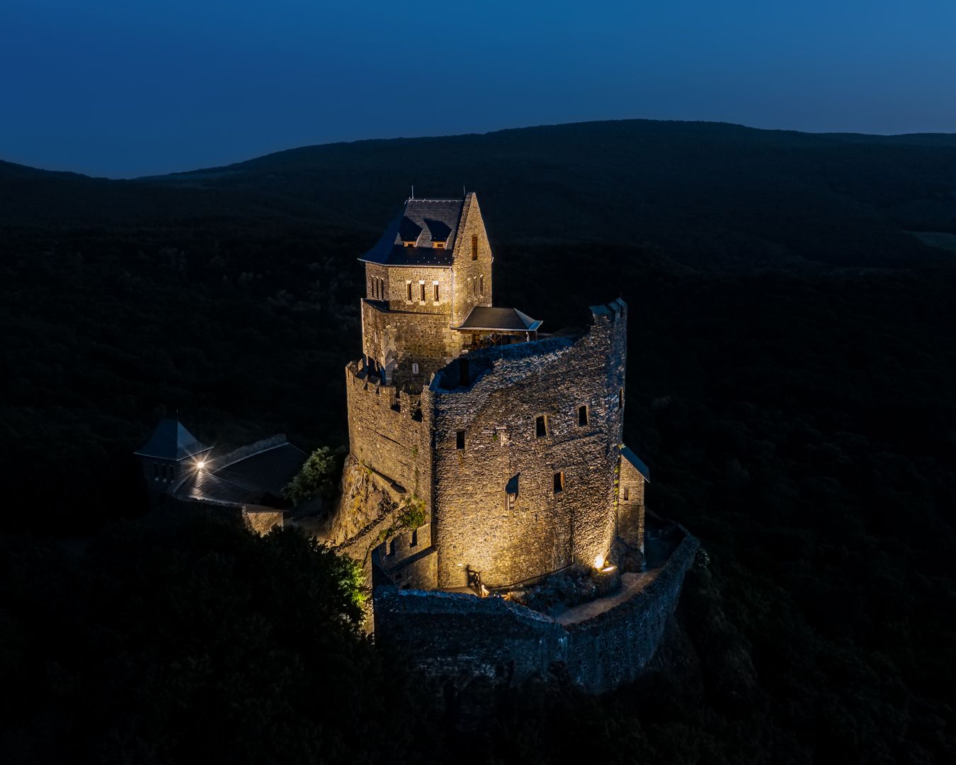 Castle ruins of Hollókő, Hungary