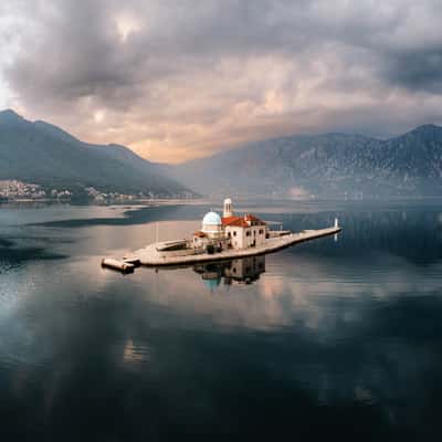 Church of Our Lady of Skrpjela, Bay of Kotor, Montenegro