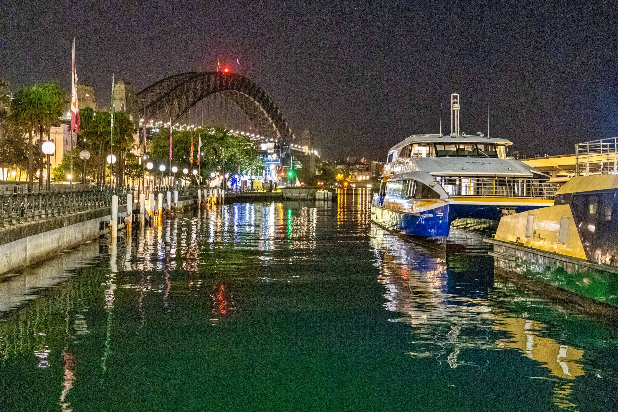 Ferry & Harbour Bridge, Circular Quay, Sydney, Australia