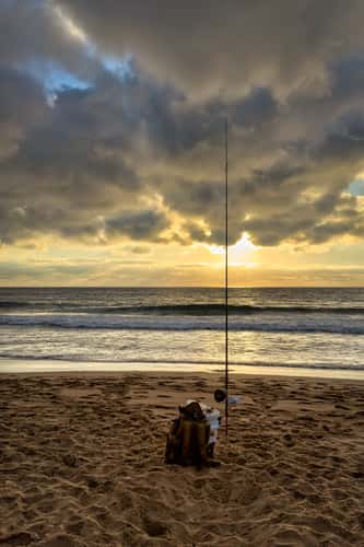 Fishing Rod, Warriewood Beach, Northern Beaches, NSW