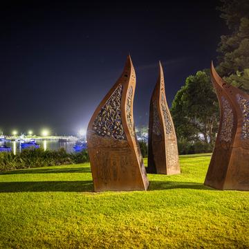 Gateway sculpture, Ulladulla, South Coast, NSW, Australia