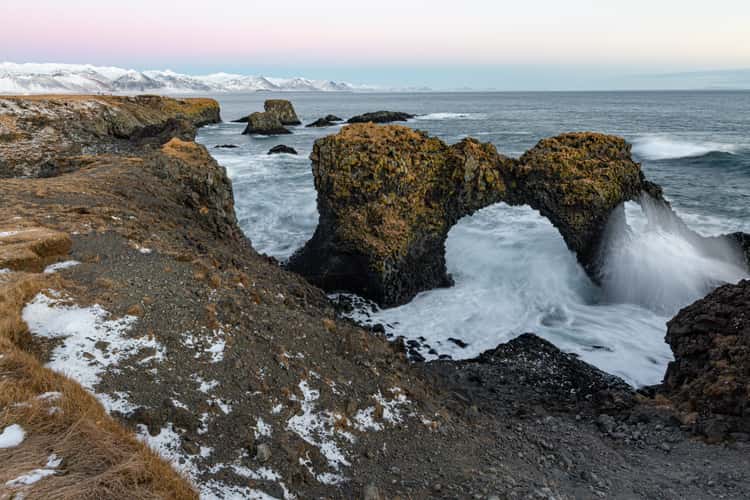 Gatklettur Stone Arch, Arnarstapi