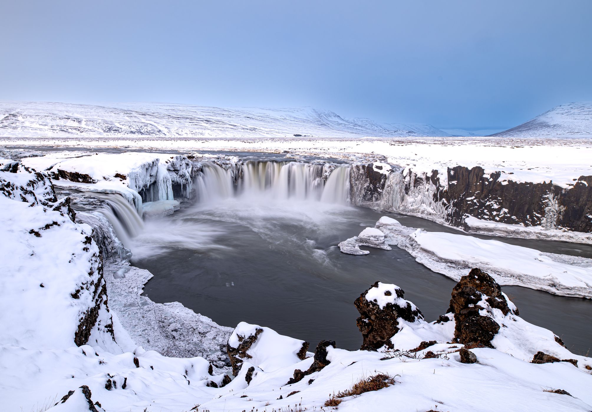 Goðafoss, South side view, Iceland
