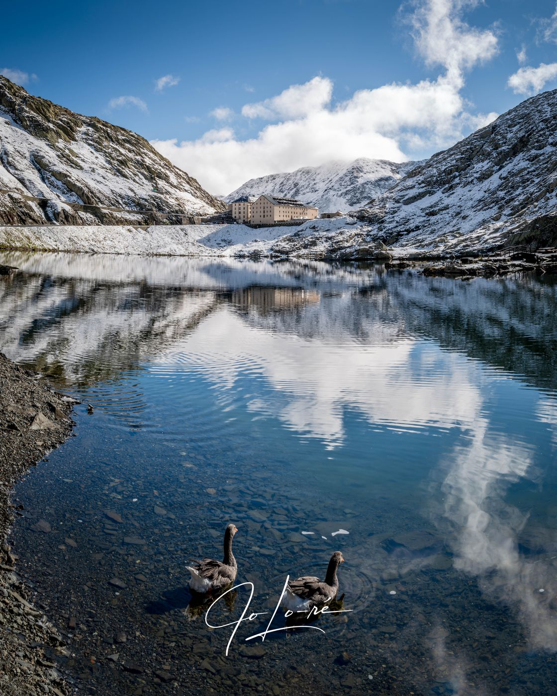 Grand Saint Bernard Lac, Italy