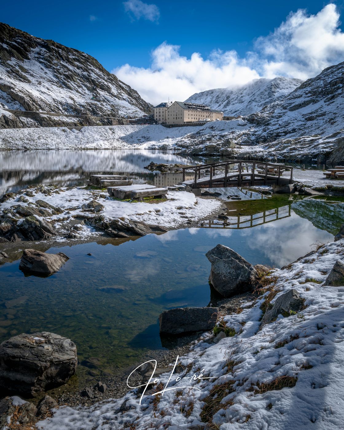 Grand Saint Bernard Lac, Italy