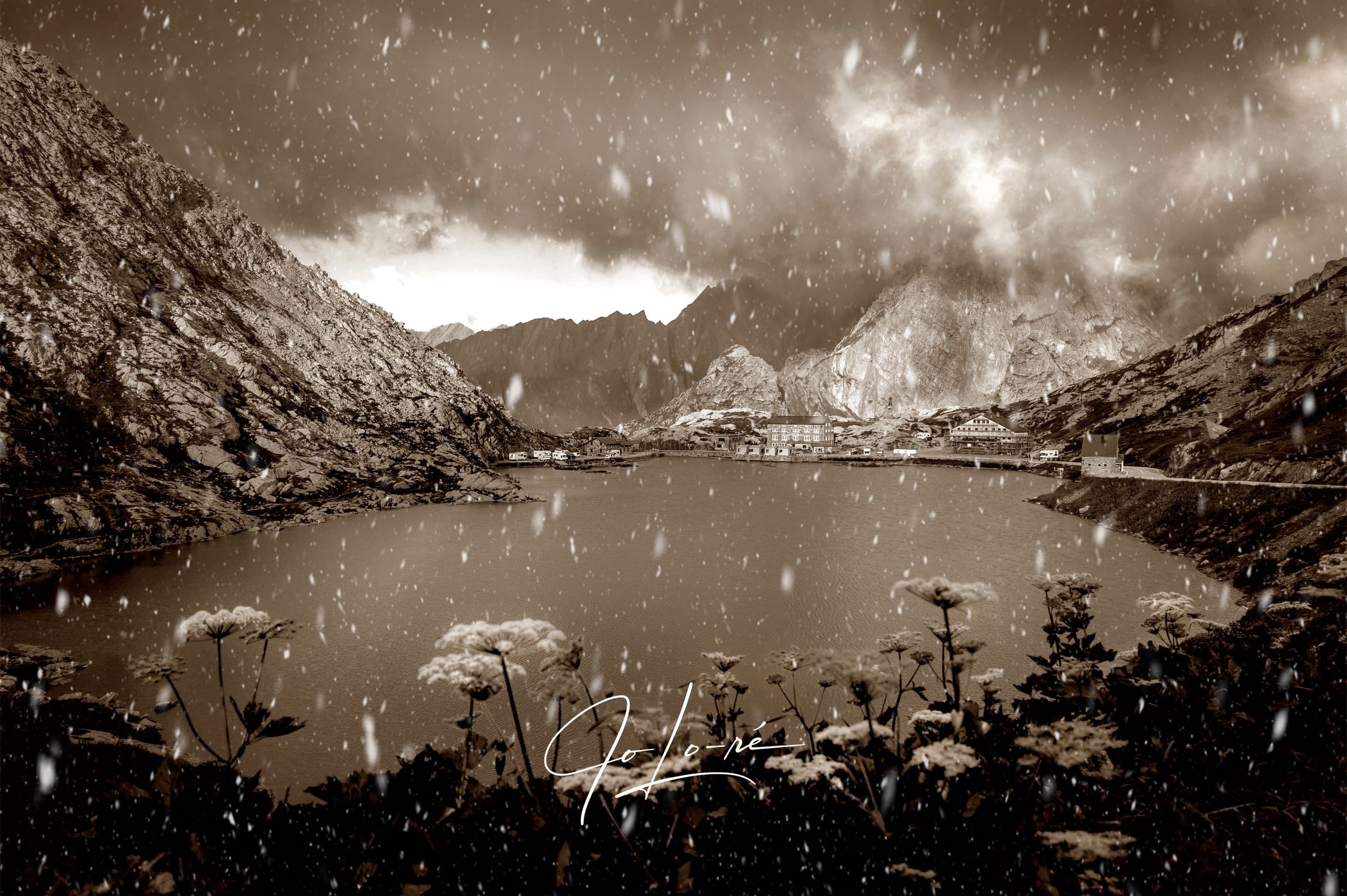 Grand Saint Bernard Lac, Switzerland