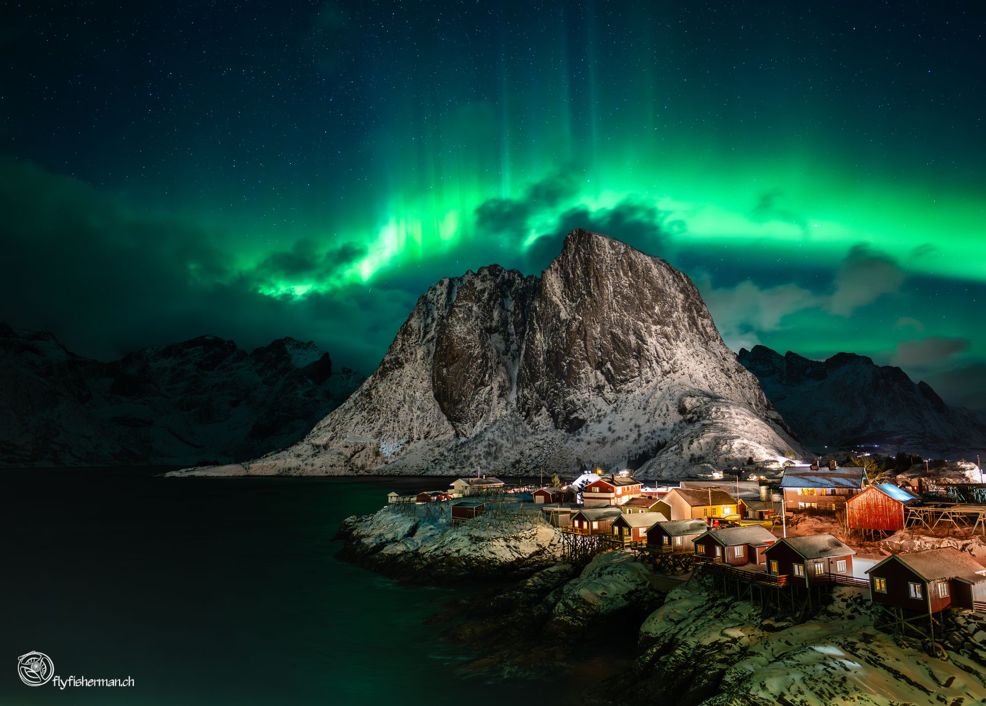 Hamnøy, classic view, Lofoten, Norway