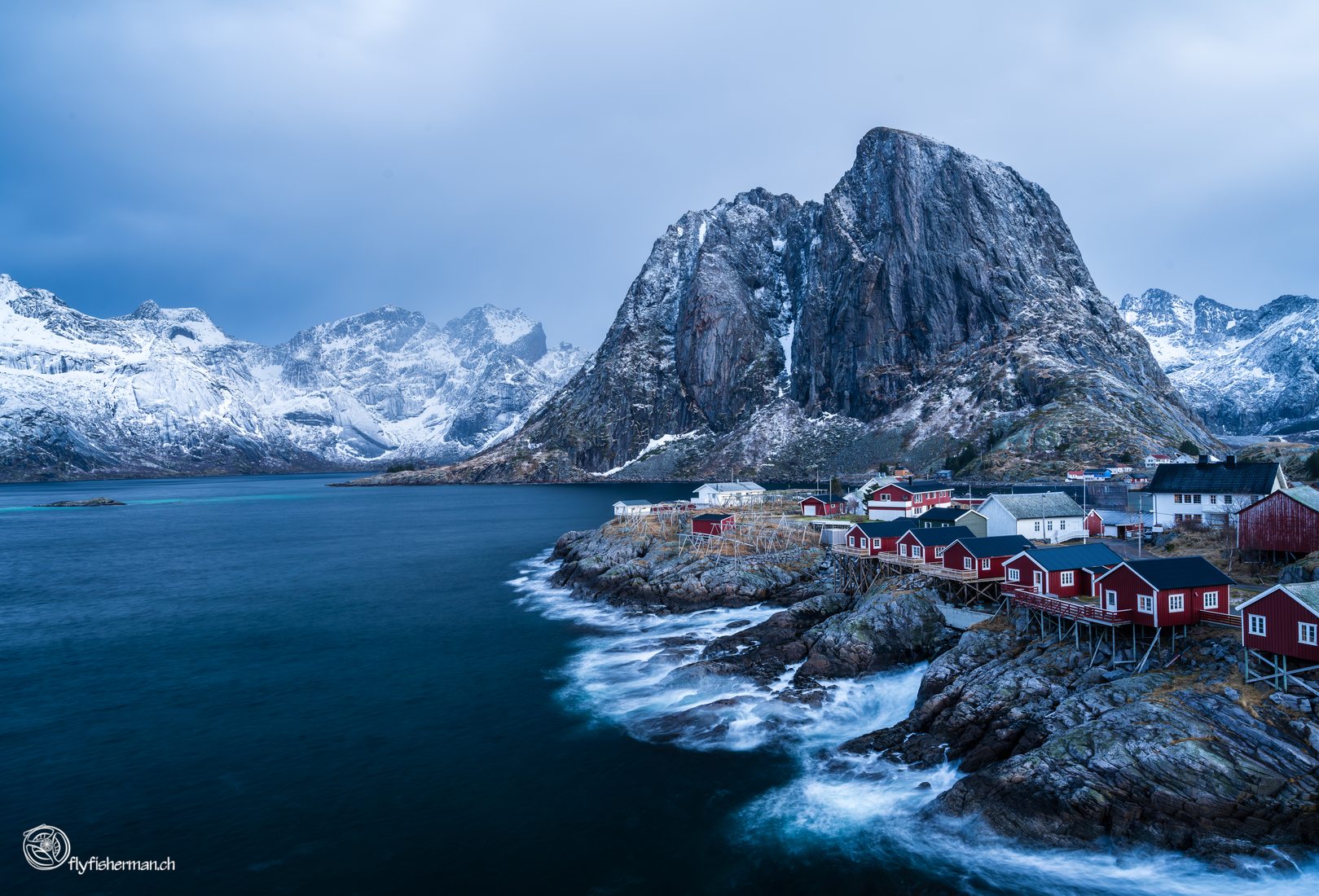 Hamnøy, classic view, Lofoten, Norway