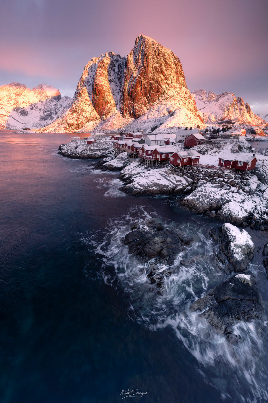 Hamnøy, classic view, Lofoten, Norway