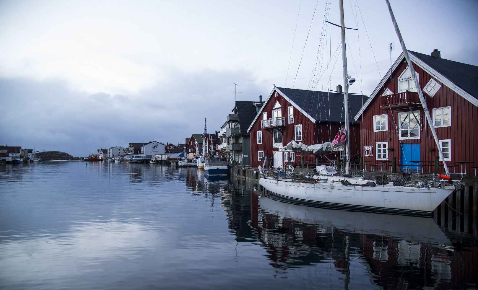 Henningsvaer after the storm, Norway