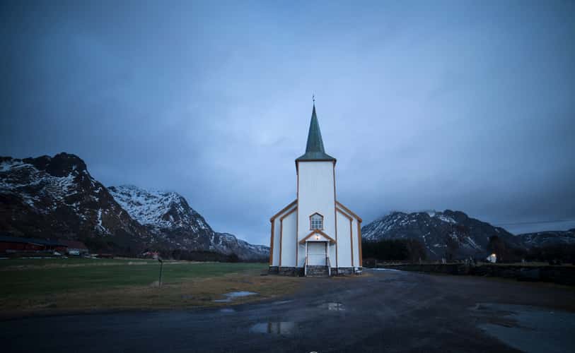 Church in Valberg, Lofoten