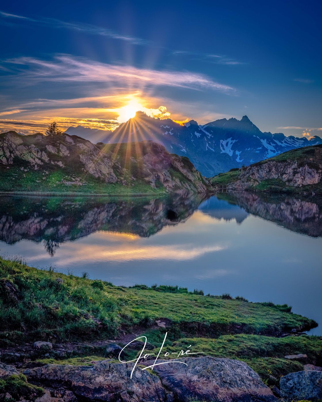 Lac  Noir, Plateau d'Emparis, Hautes Alpes, France