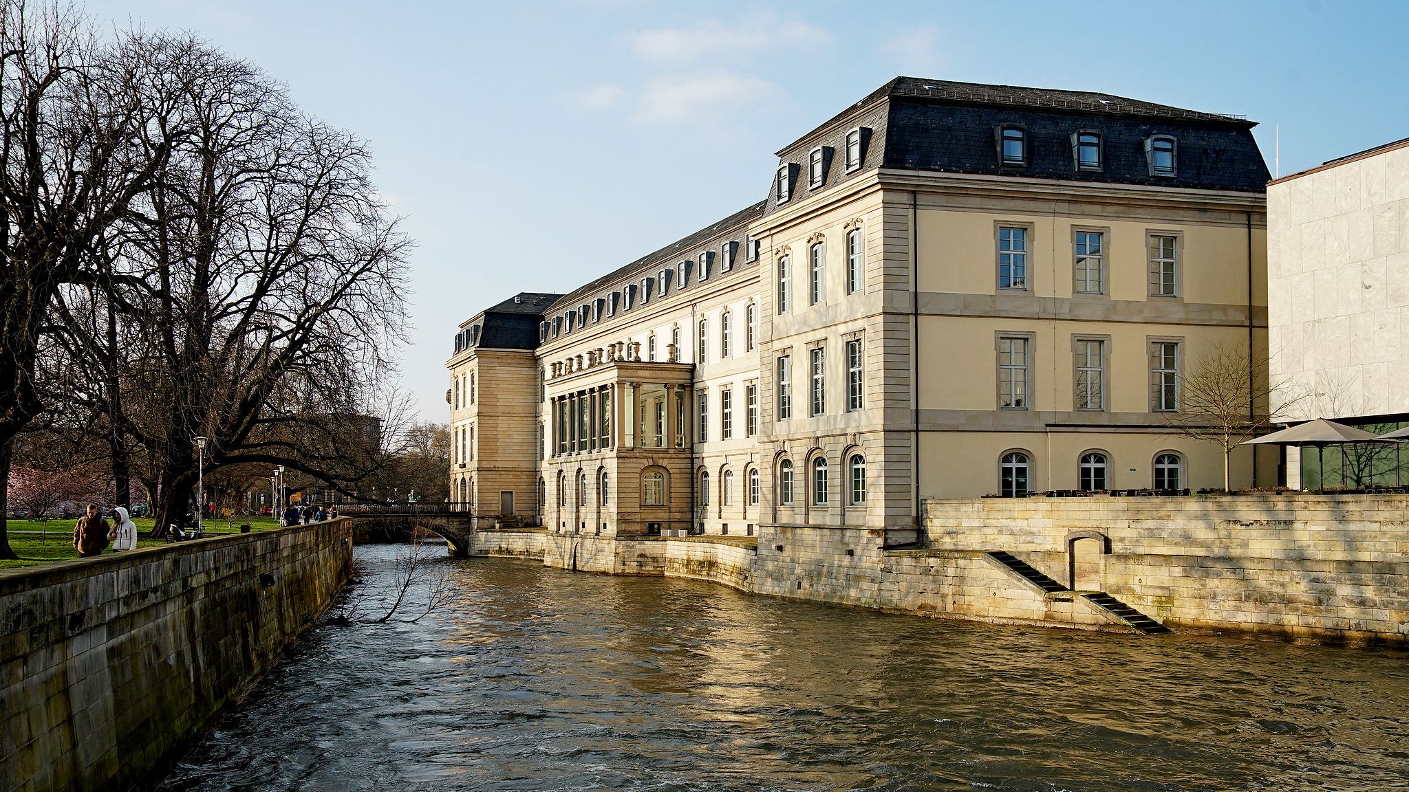 Leineschloss from Friederikenbrücke, Germany