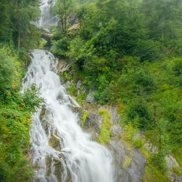 Lenteney Cascade Waterfall, Alps, Italy