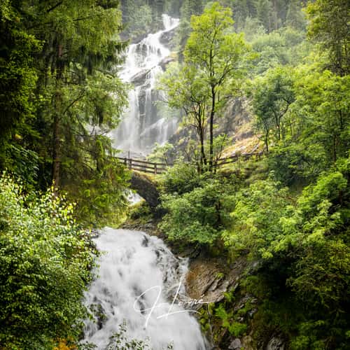 Lenteney Cascade Waterfall, Alps