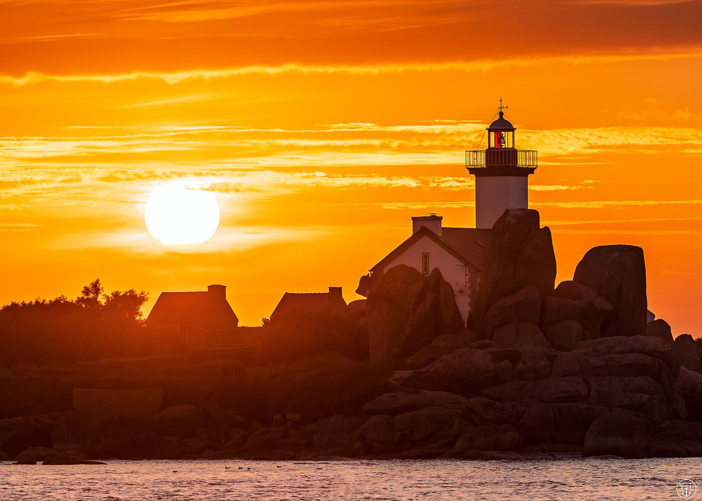 Lighthouse of Pontusval (Phare de Pontusval), Brittany, France