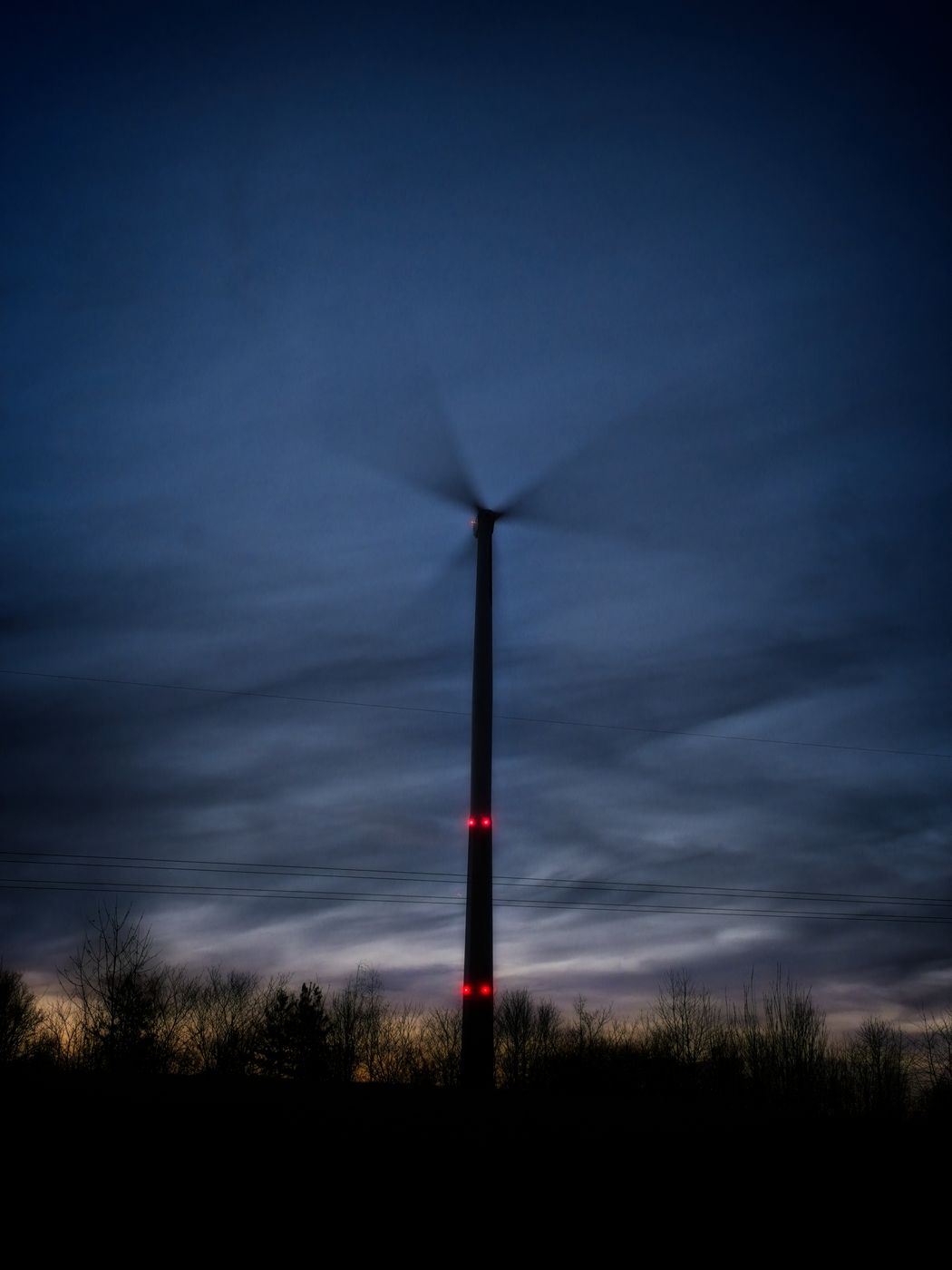 Lonely wind turbine, Germany
