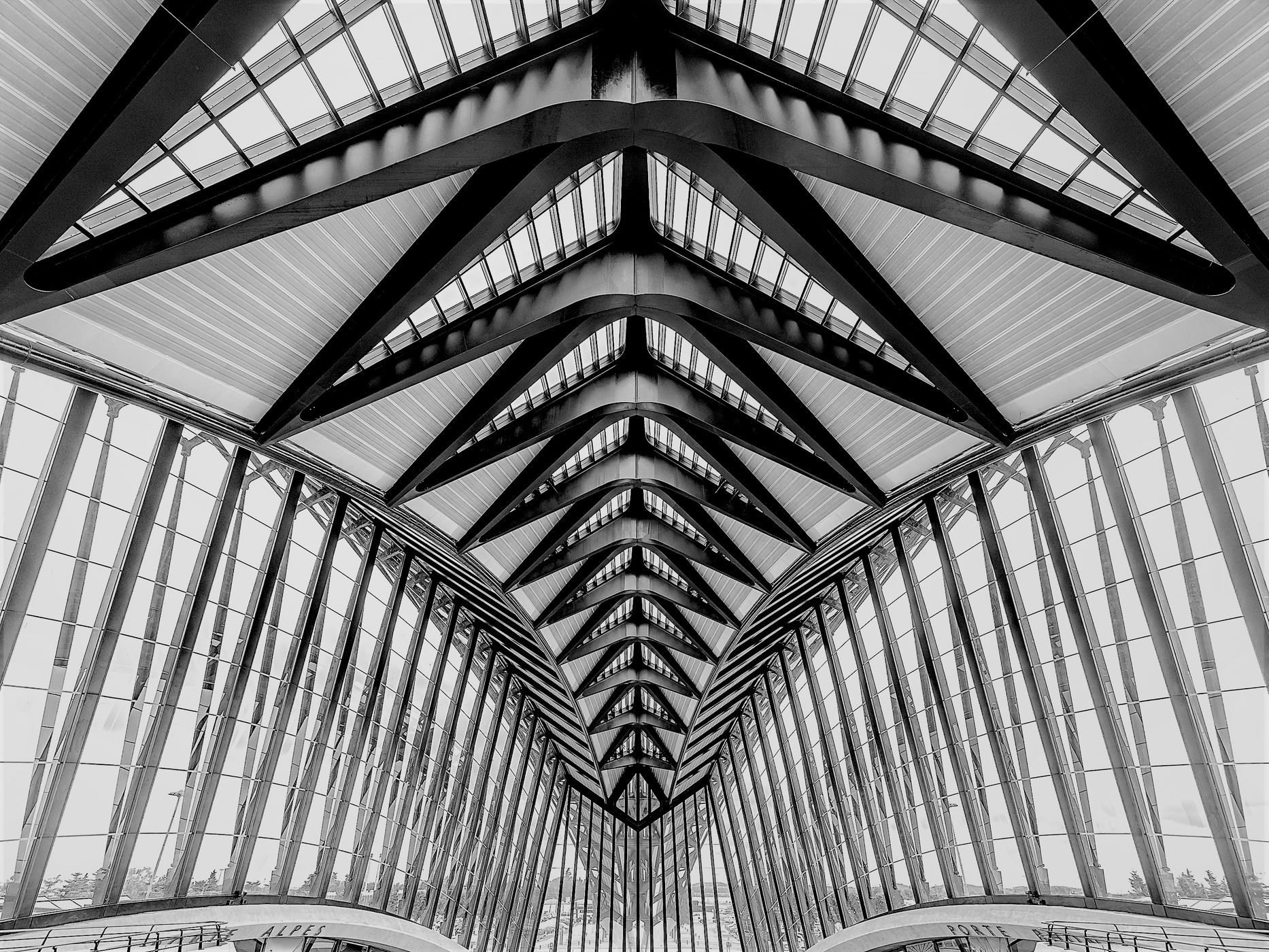 Lyon - Saint Exupery Train Station, France