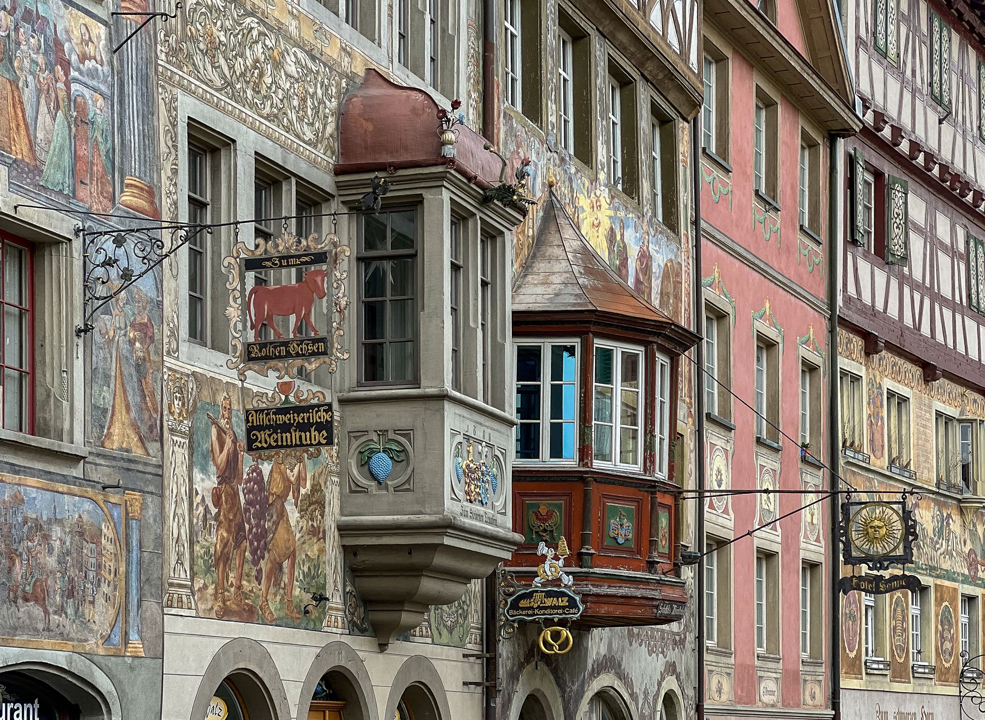 Main square, Stein am Rhein, Switzerland