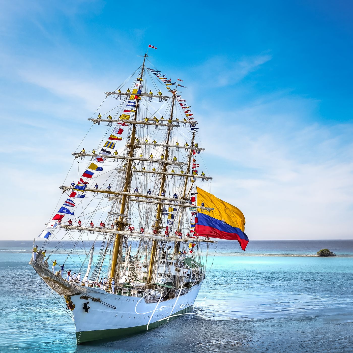 'Majestic Docking in Aruba', Aruba