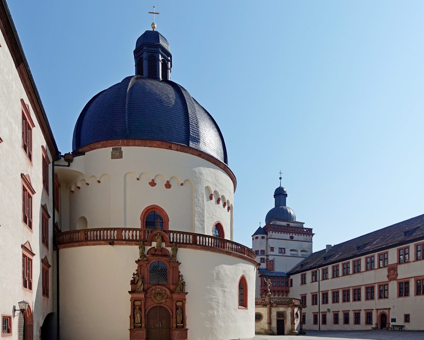 Marienkirche inside Festung Marienberg, Germany