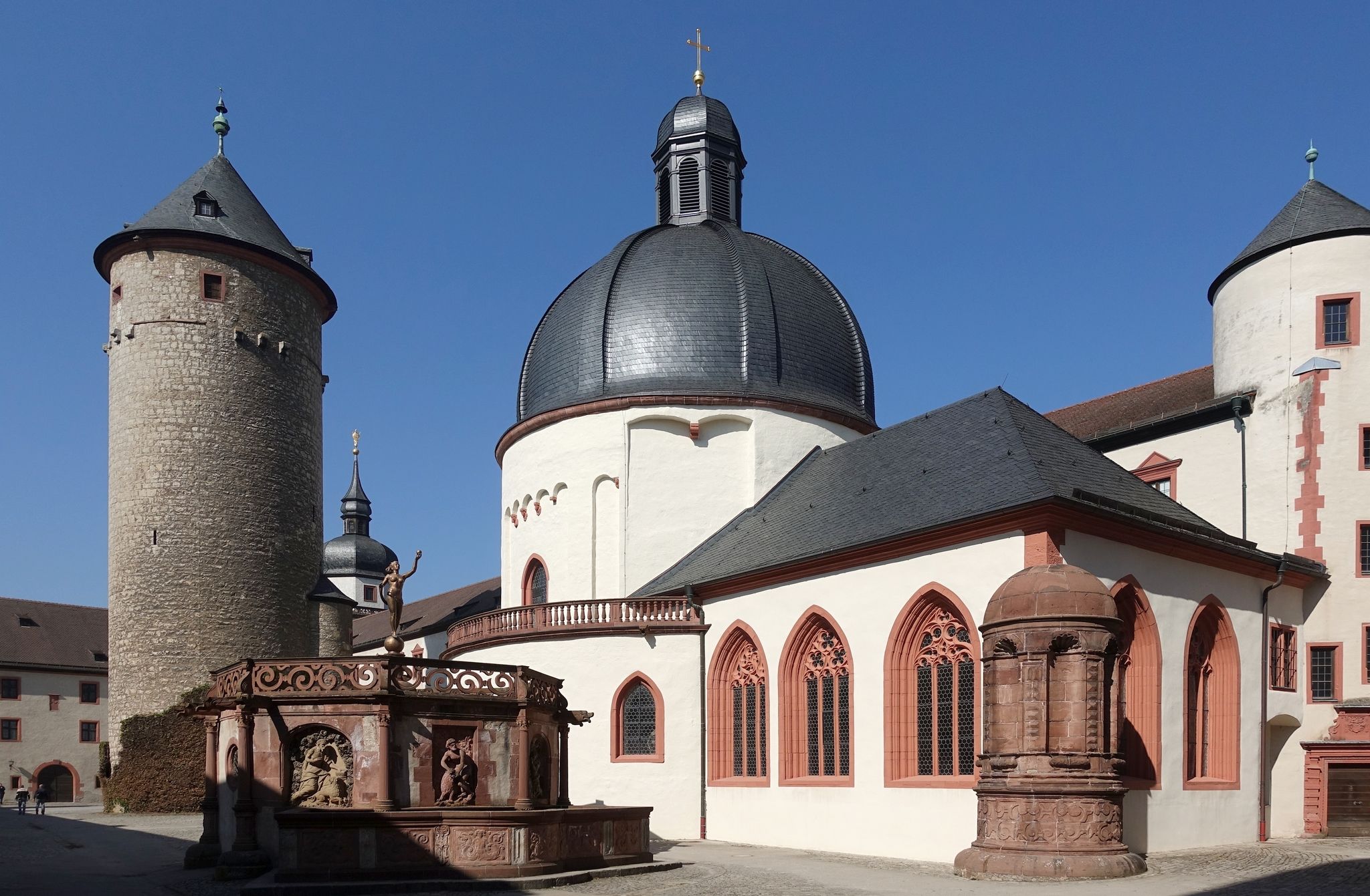 Marienkirche inside Festung Marienberg, Germany