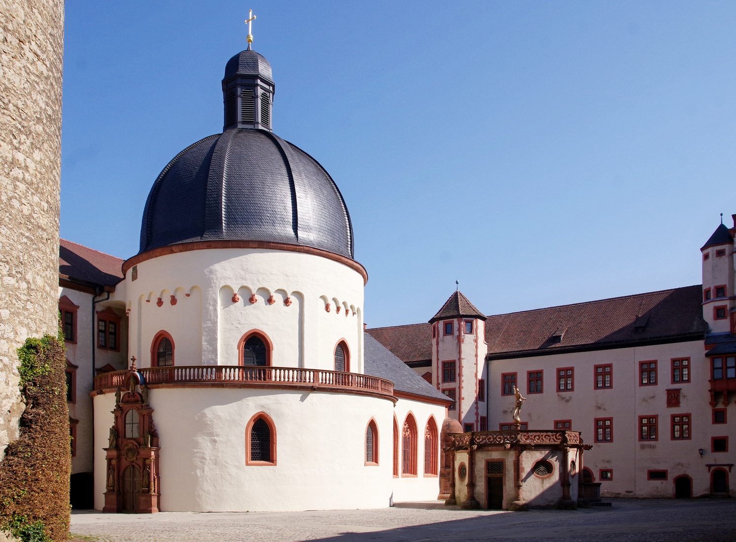 Marienkirche inside Festung Marienberg, Germany