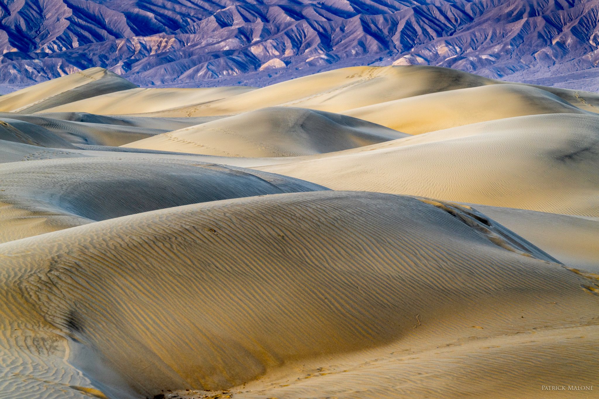 Mesquite Dunes east side, USA