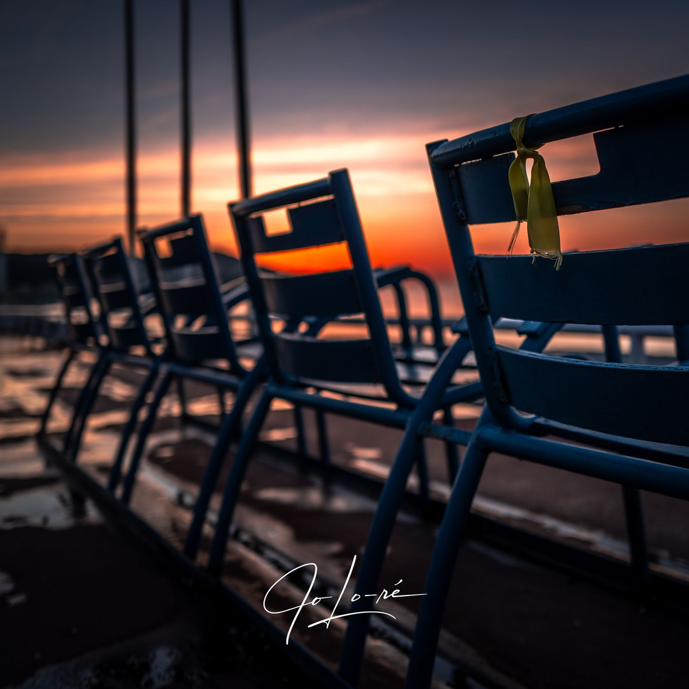 French Riviera 'Quiet Dawn on the Promenade', France
