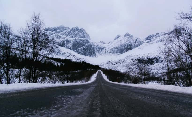 The road to Nusfjord, Lofoten