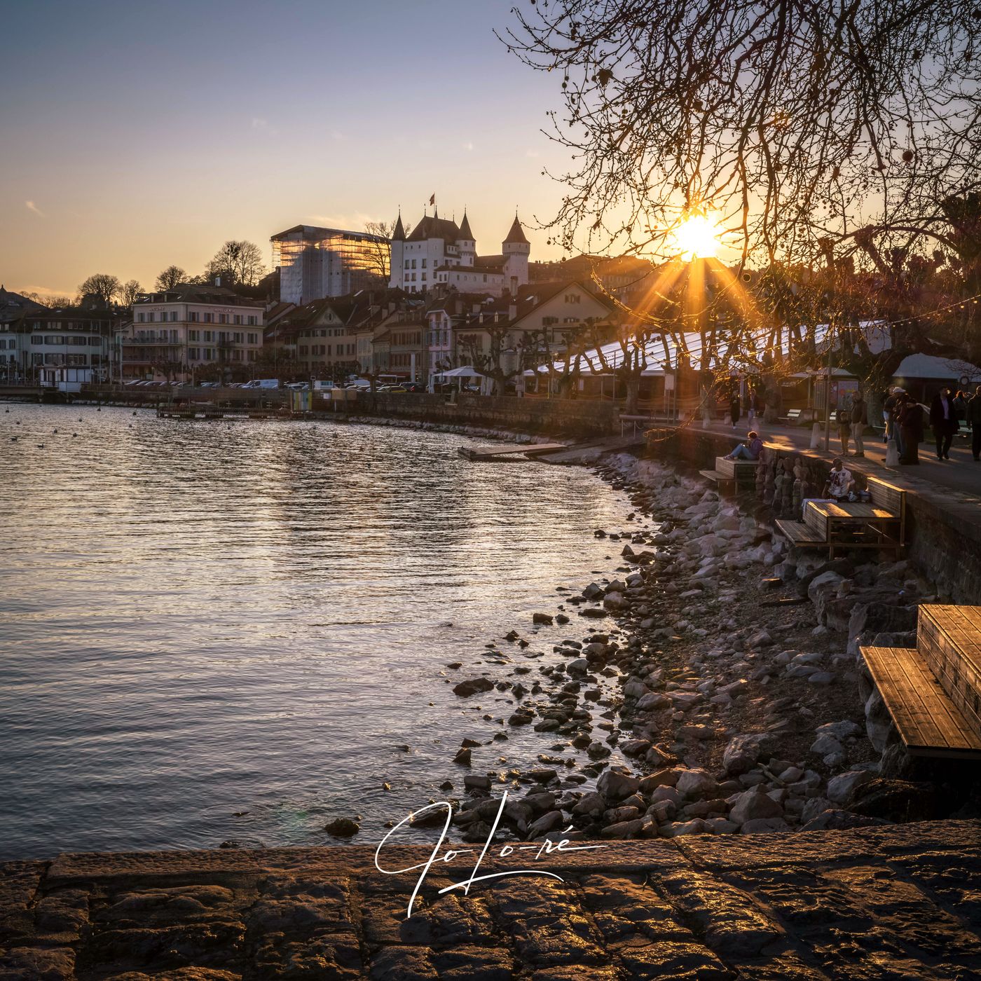 Nyon, La Jetée, The jetty of Nyon, Switzerland, Switzerland