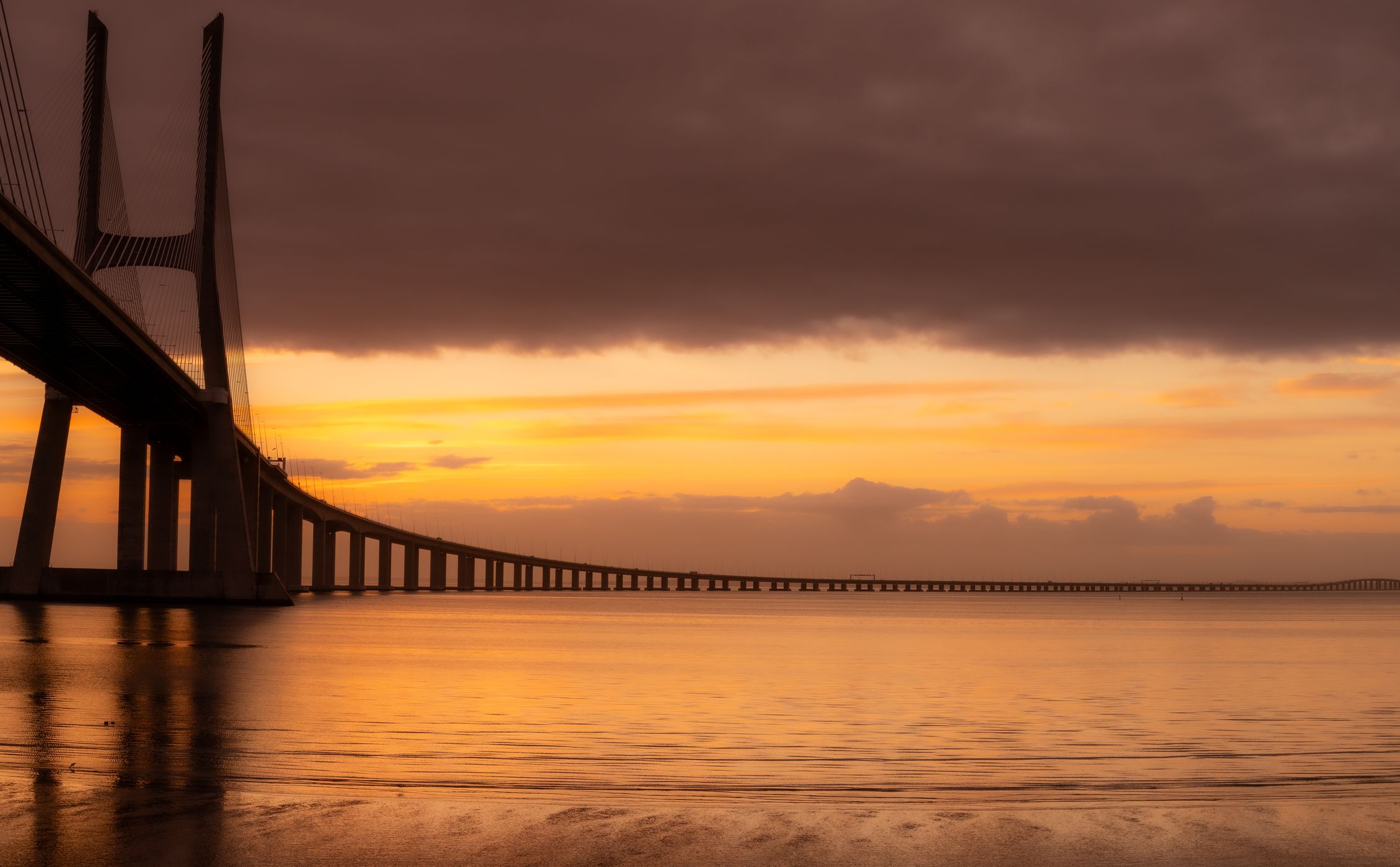 Vasco da Gama Bridge, Lisbon, Portugal