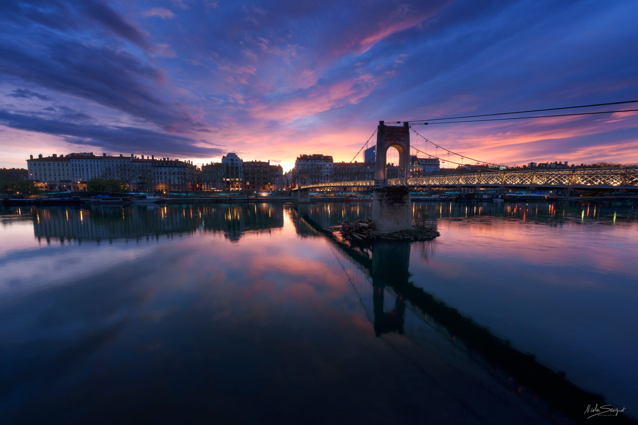 Passerelle du Collège, Lyon, France