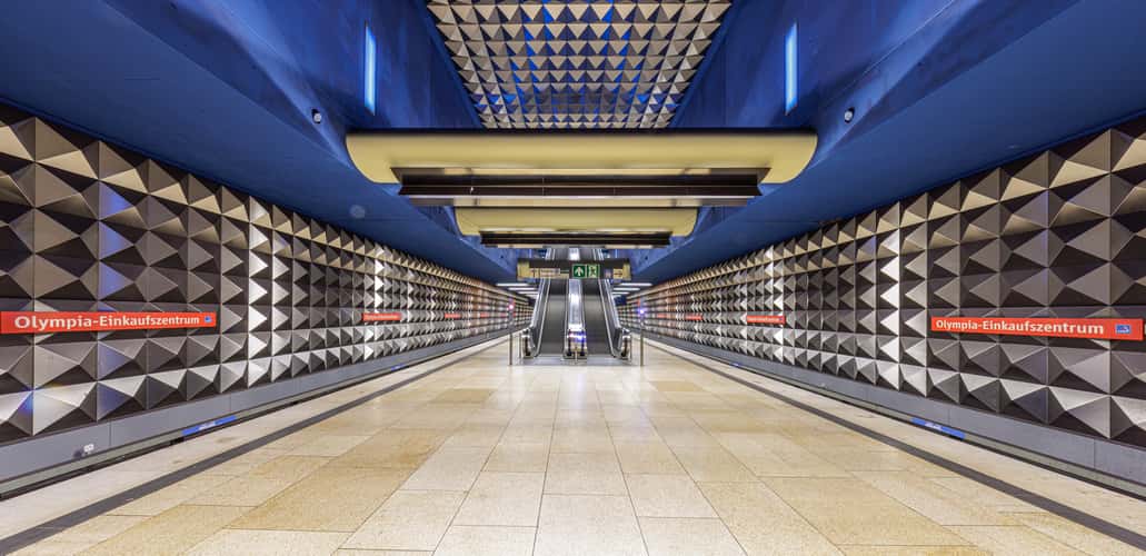 Olympia-Einkaufszentrum Station, Munich