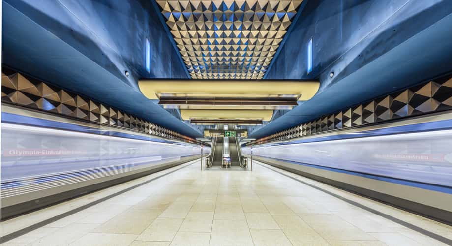 Olympia-Einkaufszentrum Station, Munich