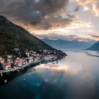 Perast, Ocean View Bay of Kotor, Montenegro