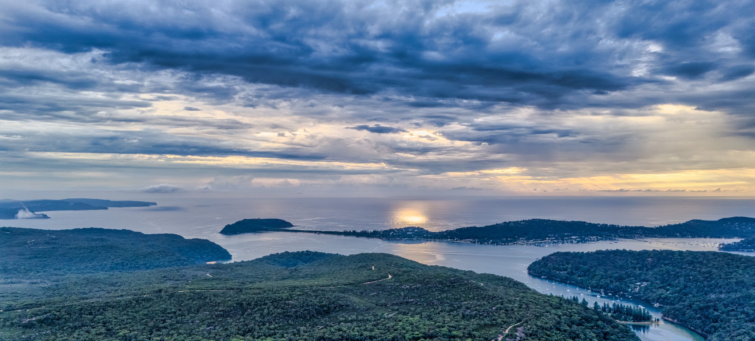 Pittwater and Barrenjoey Headland, Northern Beaches, NSW, Australia