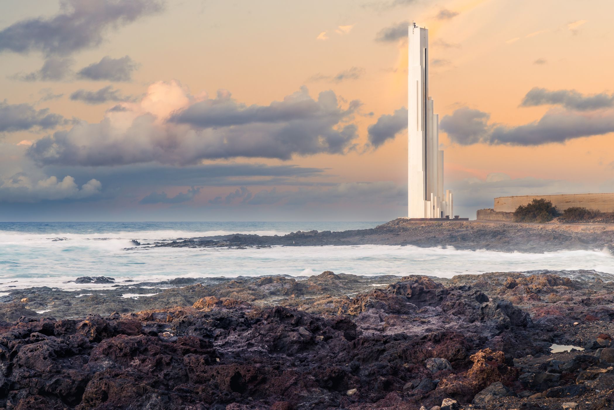 Punta del Hidalgo Lighthouse, Tenerife, Spain