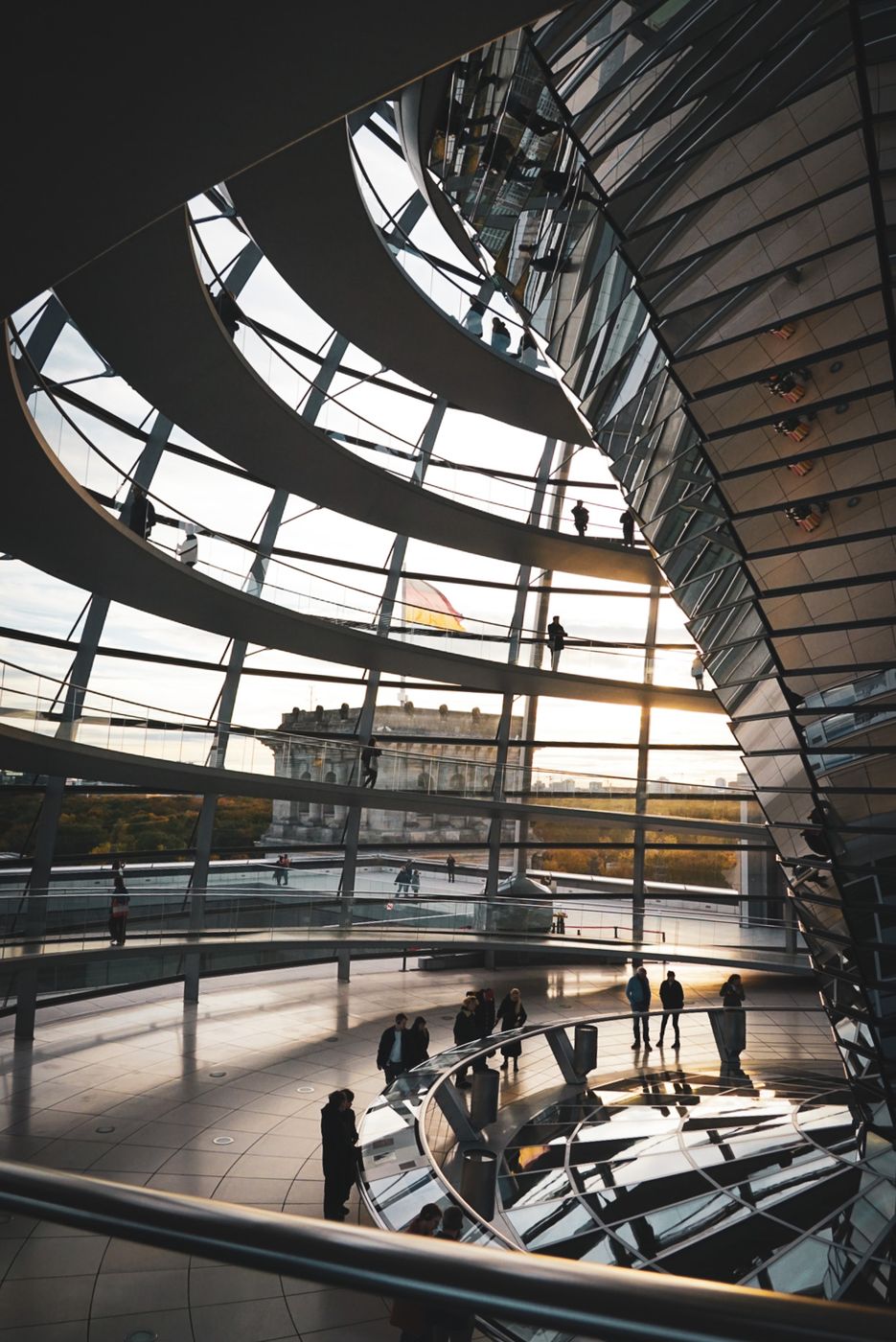 German Bundestag from the inside, Berlin, Germany
