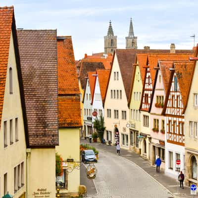 Rothenburg ob der Tauber City Wall, Germany