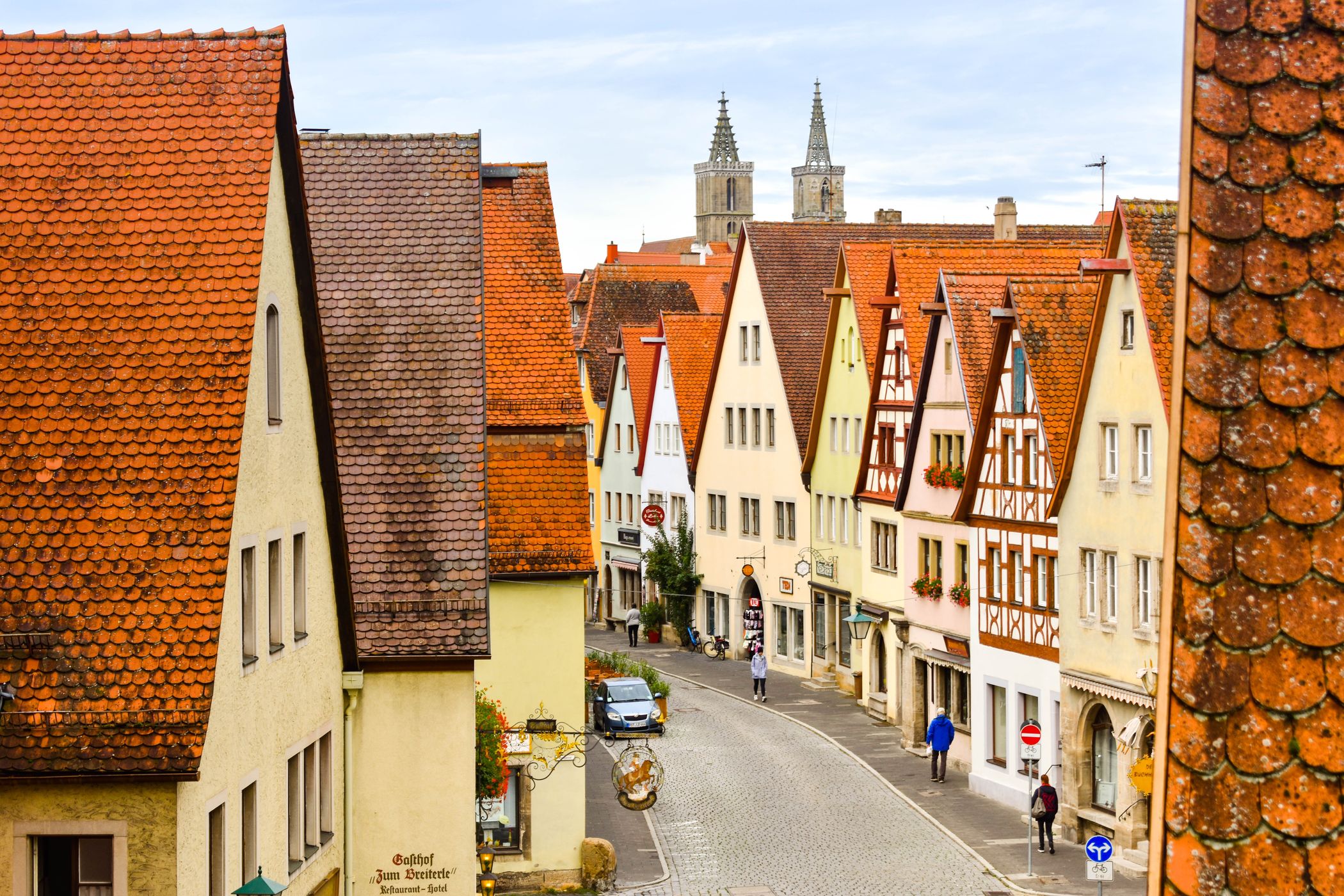 ⛰Fliesenmalerei【Rothenburg ob derTauber】 Rothenburg ob der Tauber | Medieval Town, Wall-Enclosed City
