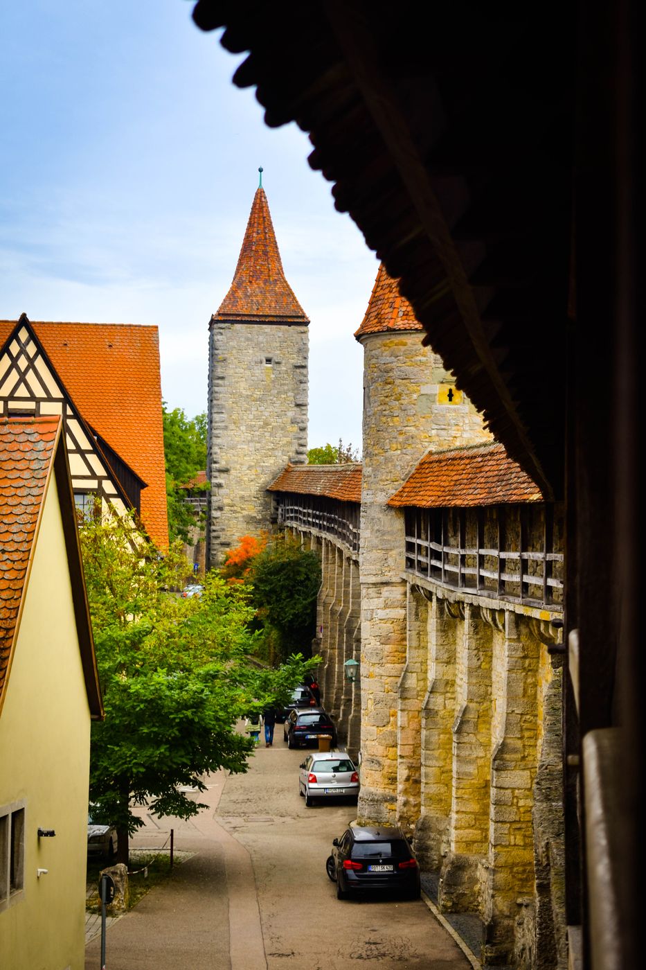 Rothenburg ob der Tauber City Wall, Germany