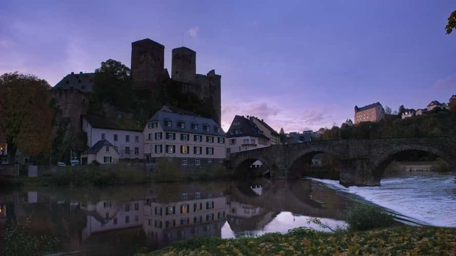Runkel Castle above the Lahn