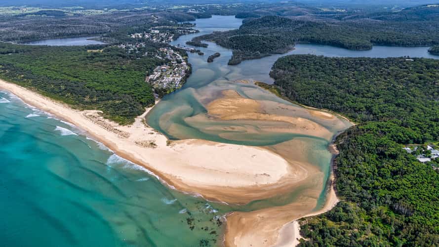 Sand Bar Lake Conjola, South Coast, NSW