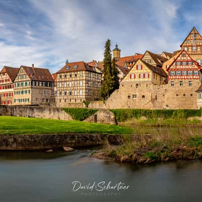 Schwäbisch Hall old Town panoramic, Germany